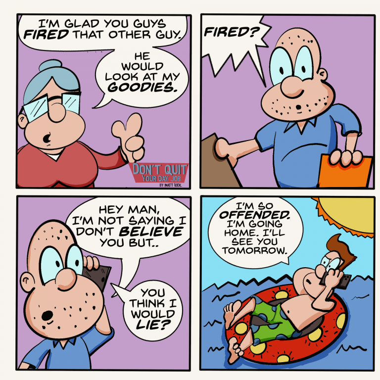 Coworker on vacation