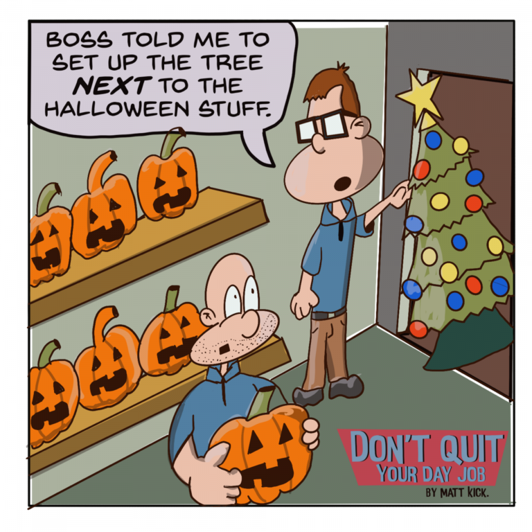 Halloween and Christmas